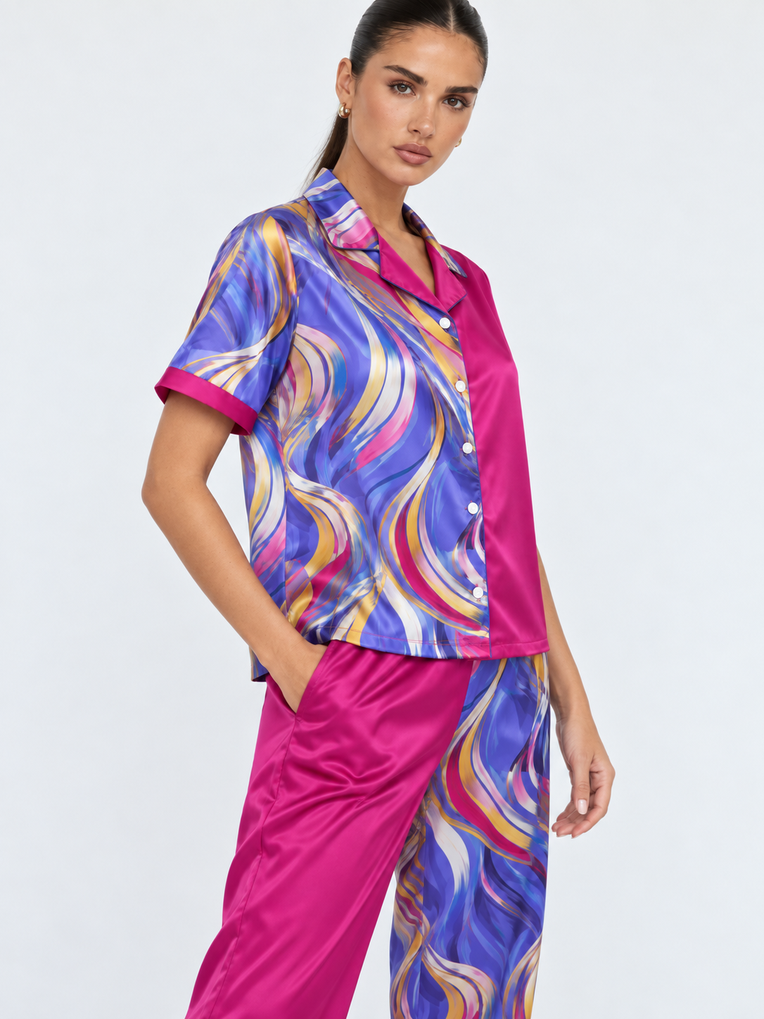 Colorwave Satin pajamas