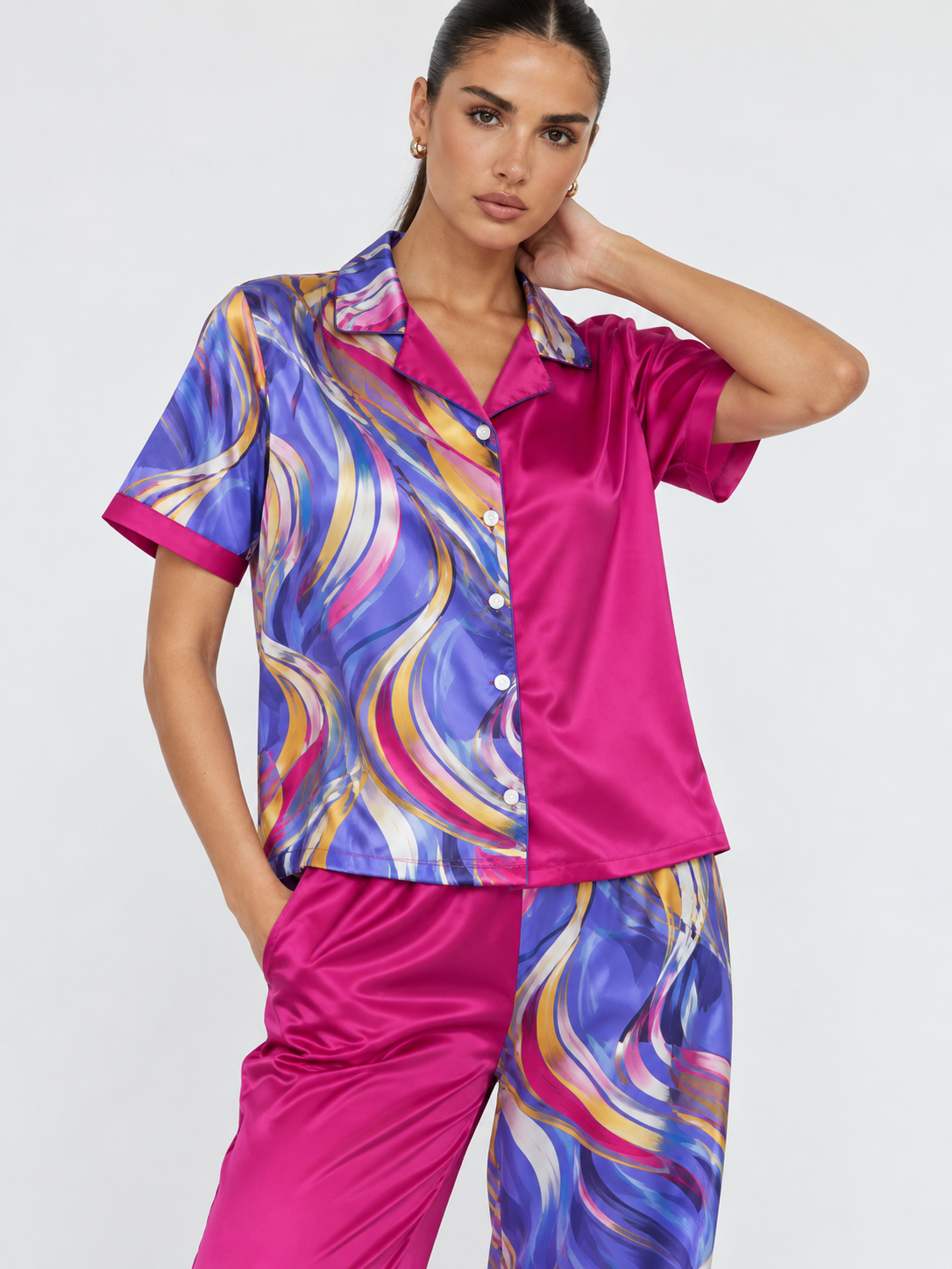 Colorwave Satin pajamas