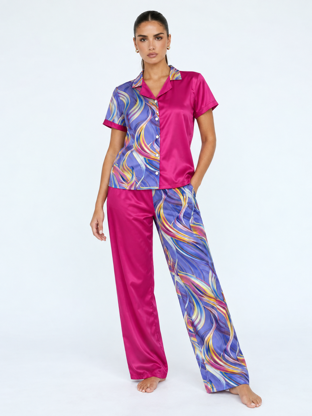Colorwave Satin pajamas